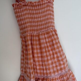 Orange and Pink Summer Dress - Ghanda