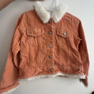 Orange Denim Jacket
