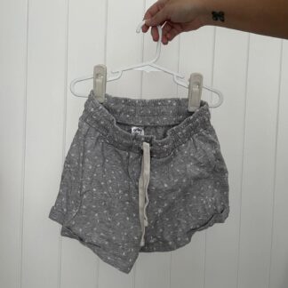 Grey/White Shorts