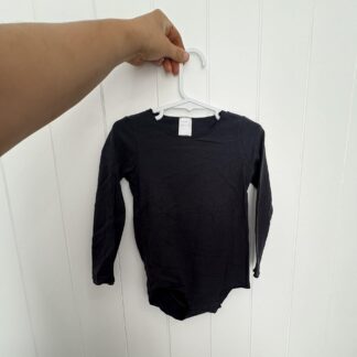 Bonds - Black Long Sleeve Onesie