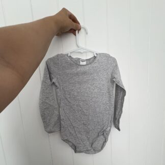 Bonds - Grey Long Sleeve Onesie