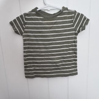 Green/White Stripe Tee