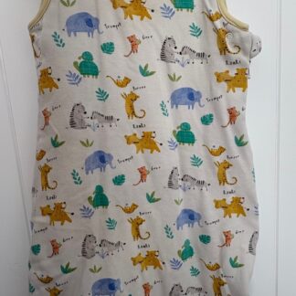 Animal Print Short Sleeve Sleeping Bag / Sack